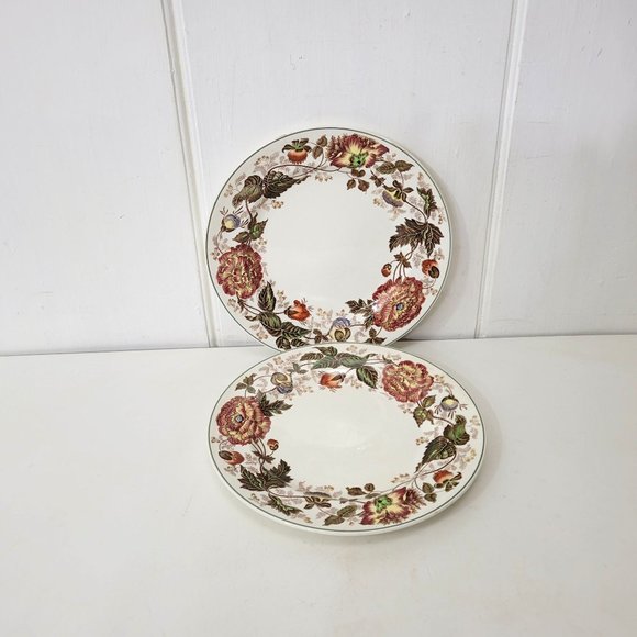 Wedgewood Surrey of Etruria Dinner Plates, Set of Two - Picture 1 of 5